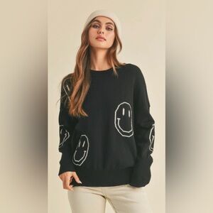 New MIOU MUSE SMILE SWEATER 
Black Size M
